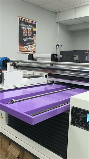 UV-DTF Hybrid Printer with Object Scanner. First Setup.