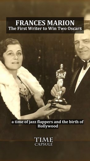 🏆 Frances Marion The First Screenwriter to Win Two Oscars 🎬✨ Click "watch video" for the full story.👇 | Amazing Time Capsule