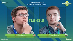 Sarana Upsets Sevian In Junior Speed Chess Championship