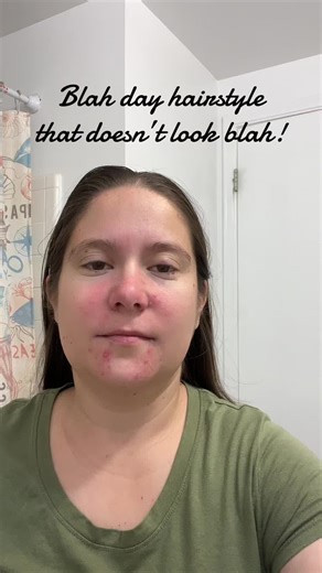 Easy hairstyle for days when your not feeling it. Wrap some hair from both sides of the your face and pull it into a half up. Secure with your favorite clip (like a Lilla Rose flexi clip). Ta-da! #teacherstyle #longhairstyles #flexiclip