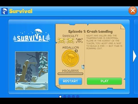 Poptropica: Survival Island Crash Landing E1 (Full Walkthrough)