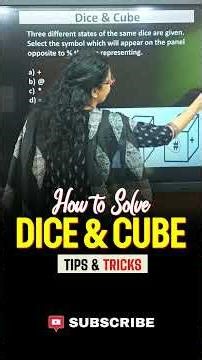 How to Solve Dice & Cube | Reasoning Tips & Tricks | Harjeet Ma'am