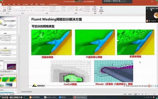 Fluent meshing官方培训教程 功能讲解和基本操作，联系微信：windfck