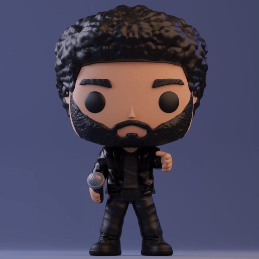 The Weeknd Live Konzert benutzerdefinierte Funko Modell