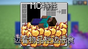MC特性 边看物品栏边进食_游戏热门视频