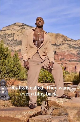 The 90s called. They want their R&B back. #mehcadbrooks #90s #ysl