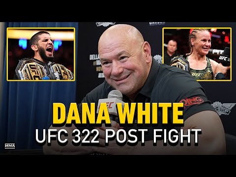 Dana White Reacts To Islam Makhachev's Win, Bans Dillon Danis After Brawl At UFC 322 | MMA Fighting