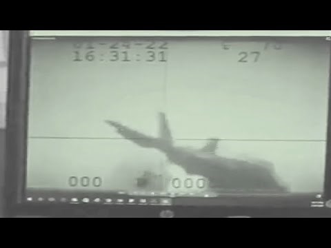 F-35C crash on USS Carl Vinson leaked video - ramp strike accident, 24/1/2022 - South China Sea