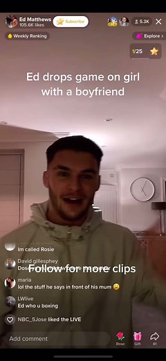 Ed drops loose game #edmatthewstokky #ed #fyp #viral #hstikkytokky