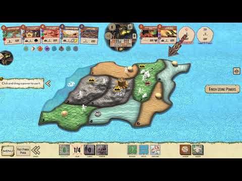 Spirit Island Solo Volcano playthrough (No Adversaries)