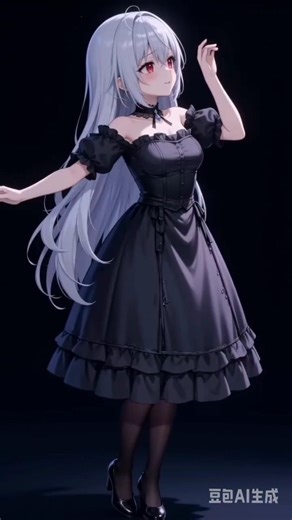 【AI生成】夜に独り舞う世奈ちゃん #豆包ai #aiアニメ #shorts