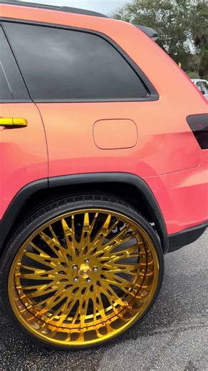 Jeep Grand Cherokee on Gold 30's by Coast 2 Coast Customs