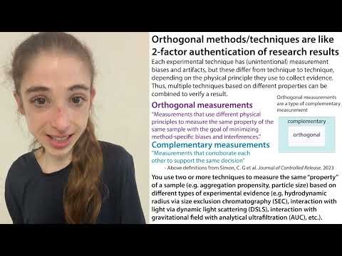 Orthogonal methods/techniques – like 2-factor authentication for experimental results