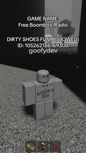 GAME NAME: Free Boombox/Radio ID: 105262186169300 #xybca #robloxidsongs #fyp #boombox #audio