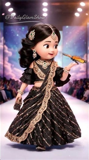 Adorable Baby*: Traditional Clothes and Ramp Walk #trendinglook