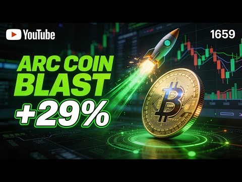 Arc coin 🪙 blast raise 29% in crypto Market in 24 hour #Arc #crypto Arc technical analysis