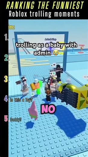 Ranking the Funniest Roblox Trolling Moments (Part 2) 😂 | Epic Trolls You Can’t Miss! #birdtrend