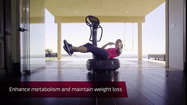 Power Plate My5 Vibration Platform Training and Exercise Fitness Machine, Silver