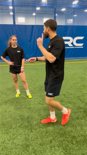 RC Performance Training on Instagram: "Refining. At the end: • 1 = perform the rep as normal • 5 = pause before continuing This forces the player to get their eyes up and build comfort changing rhythm. #rcperformancetraining"