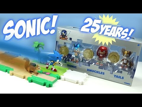 Sonic the Hedgehog 25th Anniversary Toys from TOMY and a Race!