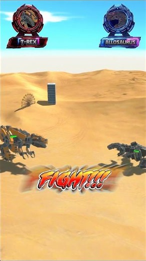 MECH T-Rex VS MECH Allosaurus! Who Wins?