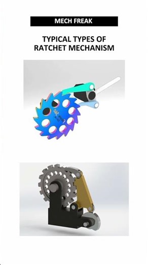 How Ratchet Mechanism Works: One-Way Motion 🤯🔥 #shorts