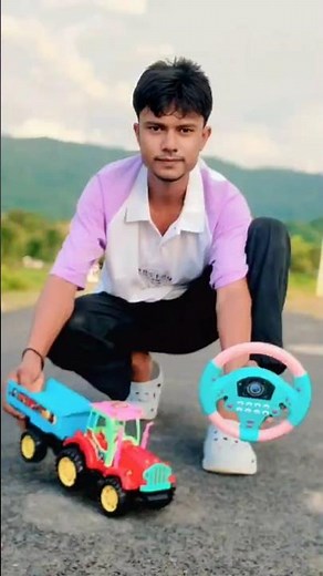 6 Tayer Big Size Remote Control Tractor Unboxing Review & Text Drive