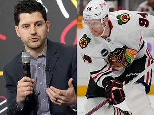 Blackhawks' GM Kyle Davidson drops HUGE update regarding veteran Corey Perry' absence