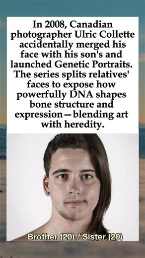 'Genetic Portraits': The Photographer Who Splits Family Faces to Reveal Shared DNA #GeneticPortraits