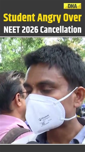 NEET Paper Leak: NEET Aspirant Reacts Angrily To NEET UG 2026 Cancellation Over Paper Leak Row