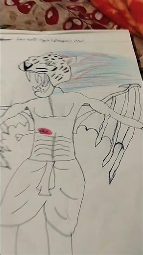 sabertooth tiger +dinosaur wings+man