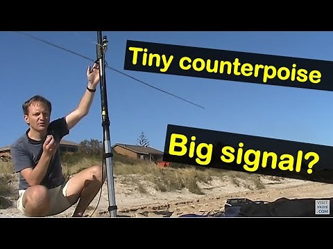Do small tuned counterpoises work with HF vertical antennas?