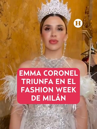 La esposa de El Chapo Guzmán volvió a la pasarela en Milán. #emmacoronell #chapo #moda #noticias