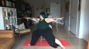 15-minute, completely seated chair yoga practice - Body Positive Yoga