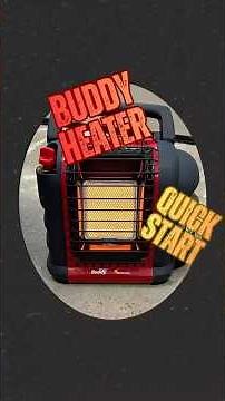 Mister Heater Buddy Heater Portable - Quick How to start #tools4life #thetoolpulse