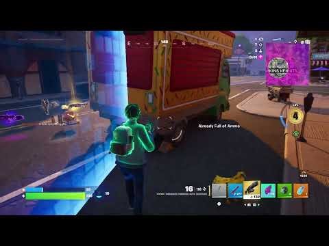 Fortnite winning with original 4 Stranger Things character on the Stranger Things map. 4