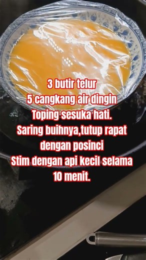 steam telur lembut ceng soitan#anekaresepmasakanchina