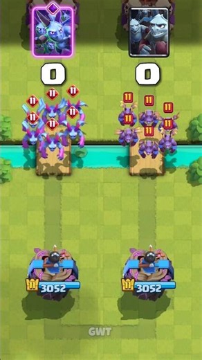 Evo Minion Horde vs Regular… WHO’S STRONGER?! 😱 #clashroyale