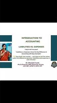 Liabilities vs. Expenses | 2-Minute Explainer #accountingforbeginners #exam #commerceforbeginners