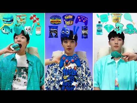 ASMR MUKBANG | Spicy Challenge Compilation (Fire noodles, fried chicken, enoki mushroom, korean eat)