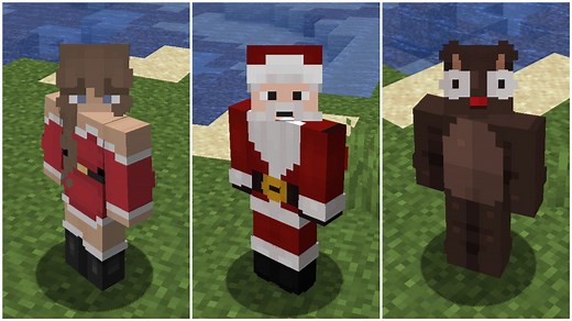 7 best Christmas-themed Minecraft skins