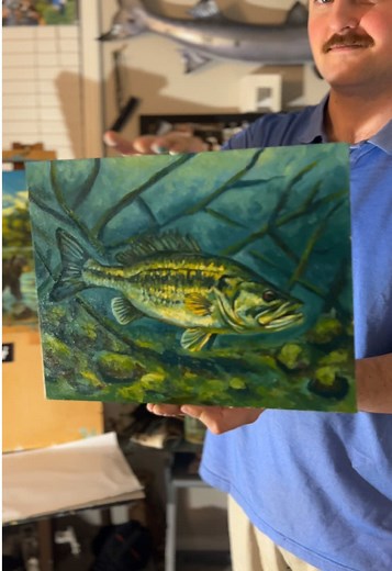 Largemouth Bass Oil Painting Insights