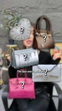 The 5 most expensive bags in the world!#luxury #designer #luxurylife #designerbags #fashion