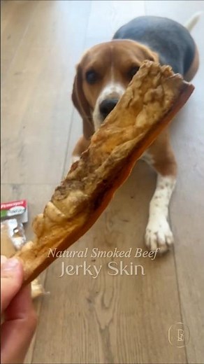 Natural Smoked Beef Jerky Skin 🐶🔥 | Tasty, Healthy Chews Your Dog Will Love! 🐾