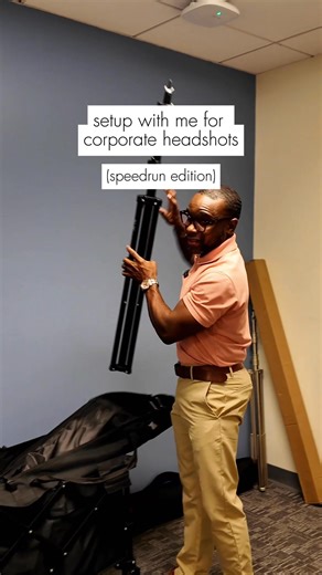 Setting up a headshot session in under 20 seconds… if only it actually took that long 😂😅 #behindthescenes #camerasetup #setup #corporateheadshots #photography #photographerlife | J.August Media, LLC