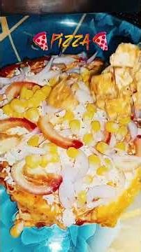 Paneer Cheese Pizza.Easy Homemade Pizza Recipe🍕#paneerpizza#shortvideos#foodforfoodies#youtubeshorts