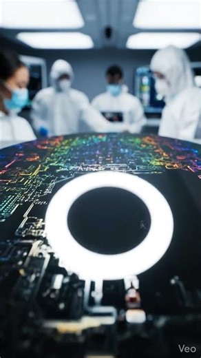 Inside a Semiconductor Wafer Packaging Facility