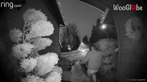 Woman slips and falls on the porch stairs of her home *Hilarious Fail*