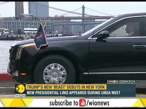 Donald Trump's new Presidential Cadillac Limo makes debut