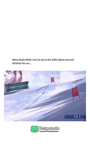 sportxz18 on Instagram: "On February 3, 2005, at the Alpine World Ski Championships in Bormio, Italy, Bode Miller delivered a moment that still feels unreal every time you watch it. Racing down the brutally fast and icy Stelvio course, he hit a jump at nearly 75 mph — and in that split second, his left ski popped clean off. Most athletes would have stopped immediately, but Miller didn’t. Instead, he leaned entirely onto his right leg and kept going, carving turns, absorbing bumps, and even landi